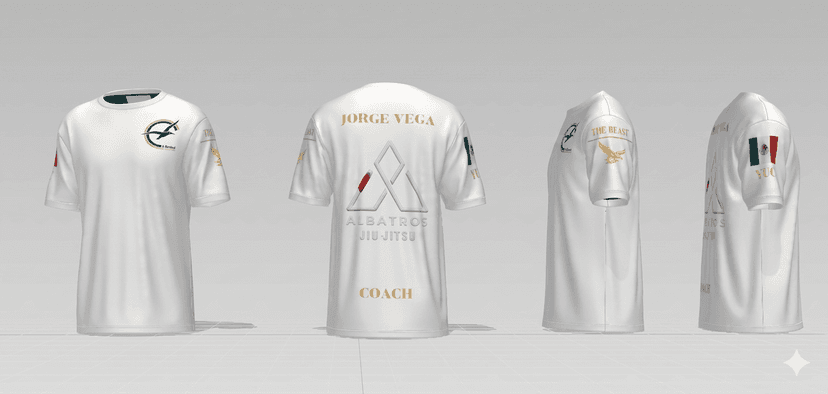 Rashguard bjj Albatros Team.